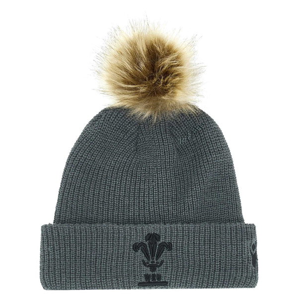 Macron WRU 23/24 Womens Feux Fur pom pom Beanie