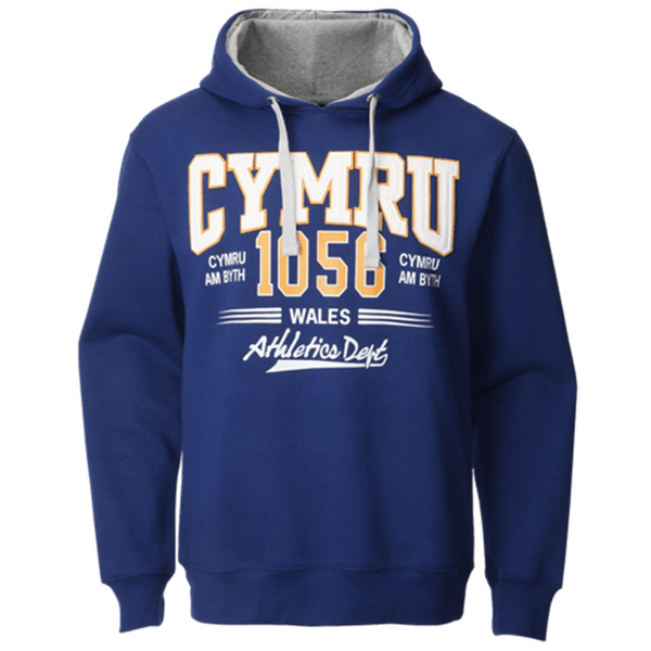 Wales Cymru Kids Blue '1056' 'Cymru' Hoodie