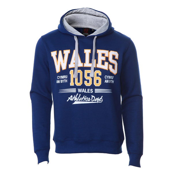 Wales Cymru Kids Blue '1056' 'WALES' Hoodie