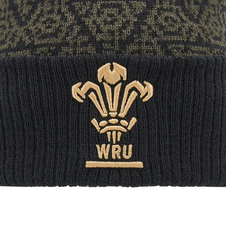 Macron Wales WRU 24/25 Kids Pom Pom Beanie 