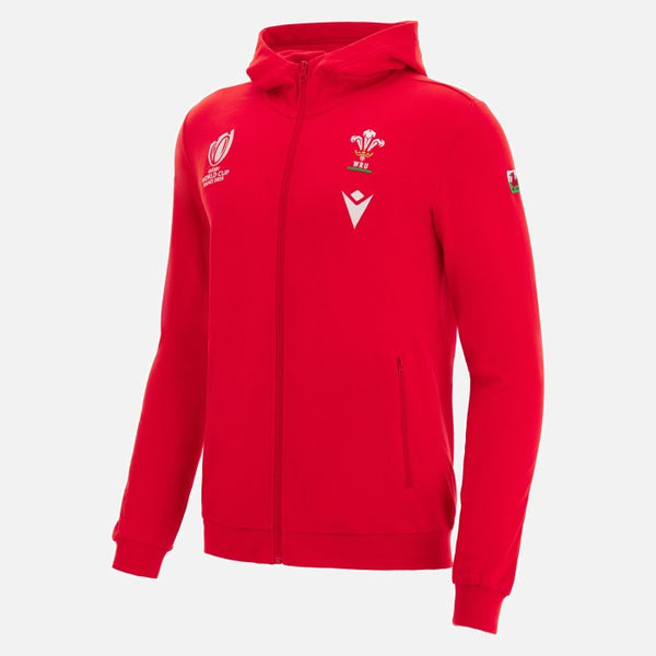 Macron WRU RWC 2023 Mens Full Zip Hoodie