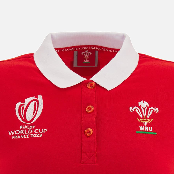 Macron WRU RWC 2023 Womens S/S Polo 