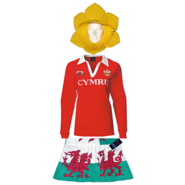 Women's Wales Novelty supporter Bundle