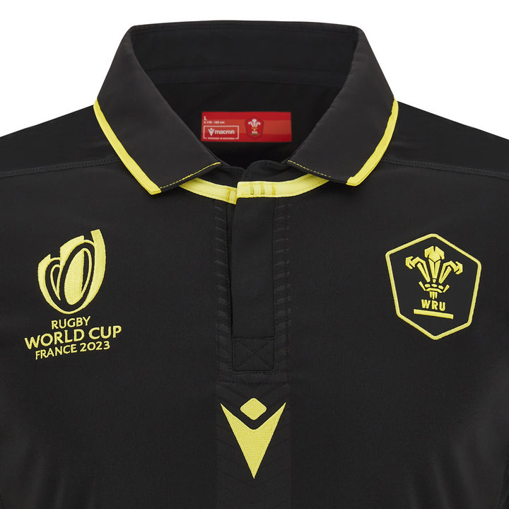 Macron Wales WRU RWC 2023 Mens Away Rugby Shirt