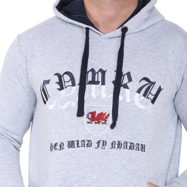 Wales Cymru Adults 'Hen Wlad' Old Style Hoodie