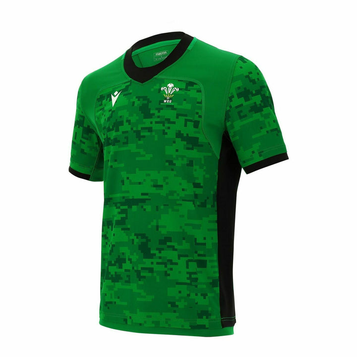 Wales WRU Training Rugby Shirt - Green