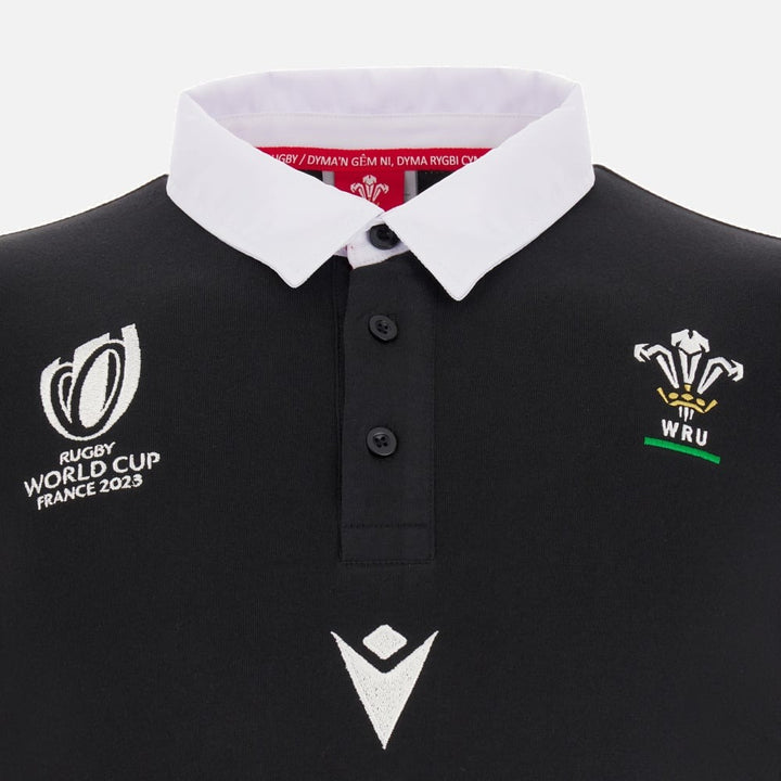 Macron WRU RWC 2023 Adults L/S Cotton Jersey 