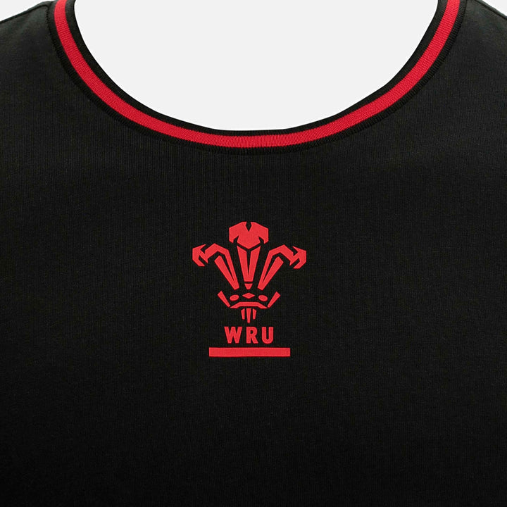 Macron Wales WRU 21/22 Kids Travel Leisure T-Shirt