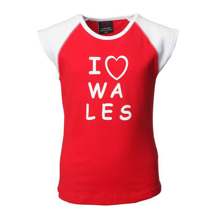 Wales Cymru Kids 'I love Wales' T-Shirt