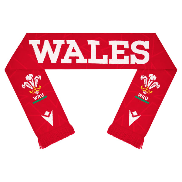 Macron Wales WRU M24/25 Double Layer Scarf