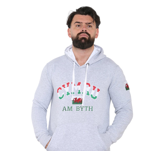 Wales Cymru Adults 'Tri Cymru Am Byth' Hoodie