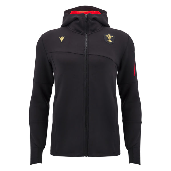 Macron Wales WRU 24/25 Adults Athleisure F/Z Hoodie 