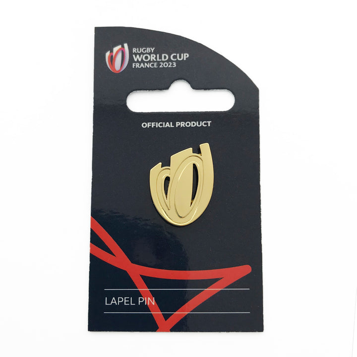 Macron Wales WRU RWC 2023 Gold Logo Pin