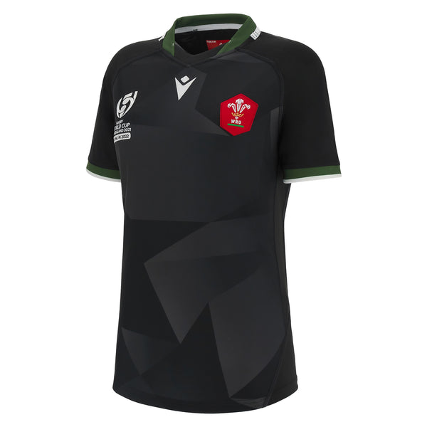 Macron Wales WRU RWC 2023  Womens Away No Sponsor Rugby Shirt 