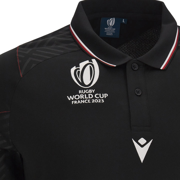 Macron Wales WRU RWC 2023 Mens Travel Polo