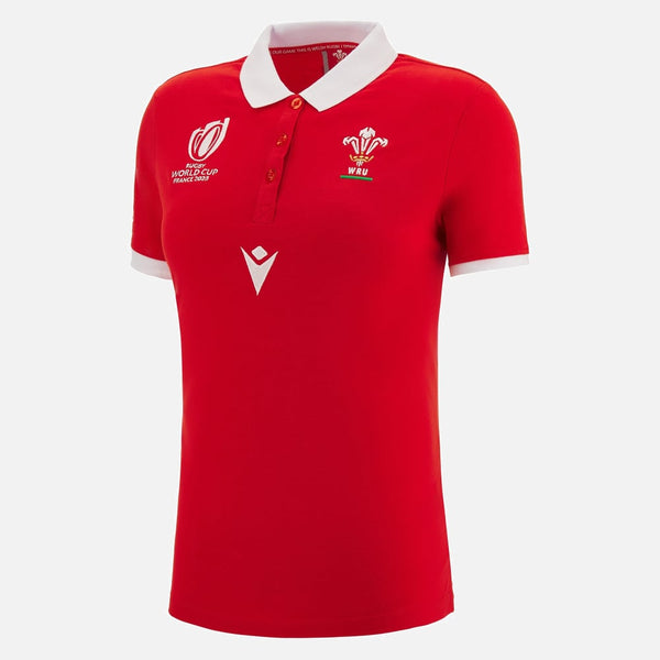 Macron WRU RWC 2023 Womens S/S Polo 