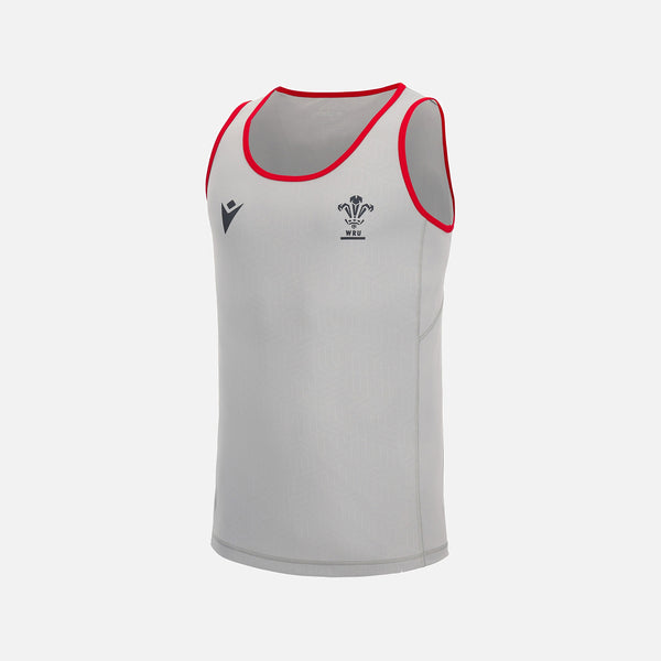 Macron Wales Official WRU 22/23 Kids Training Poly Dry Singlet