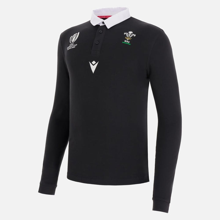 Macron WRU RWC 2023 Adults L/S Cotton Jersey 