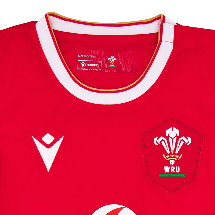 Macron Wales WRU 24/25 Infants Six Nations Home Rugby Kit