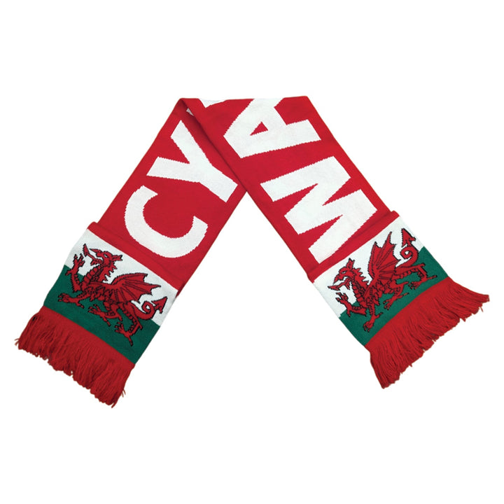 Wales Cymru Jacquard Scarf