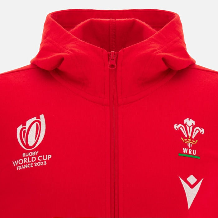 Macron WRU RWC 2023 Mens Full Zip Hoodie