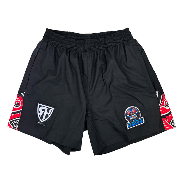 Taiaha Fighting Maoris Mens Rugby Training Shorts