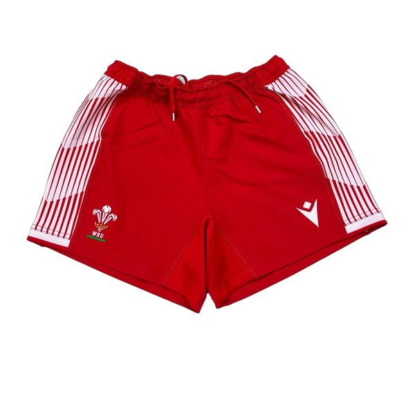 Macron Wales WRU 20/21 Mens Home Pathway Rugby Shorts