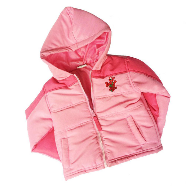 Wales Cymru Kids Pink Padded Jacket