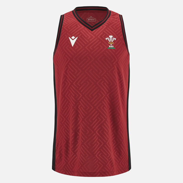 Macron Wales WRU 23/24 Training 6 Nations Basketball Singlet 