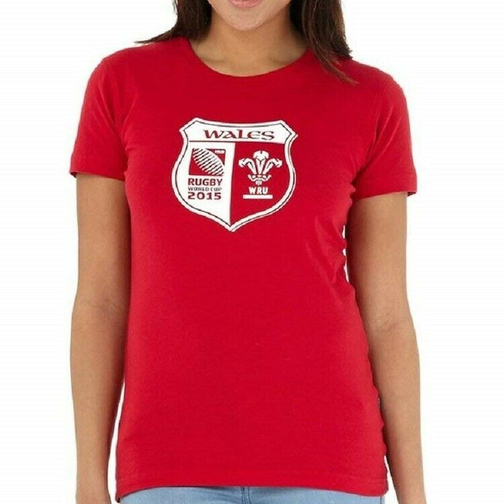 Wales WRU RWC 2015 Womens Wales Shield T-shirt