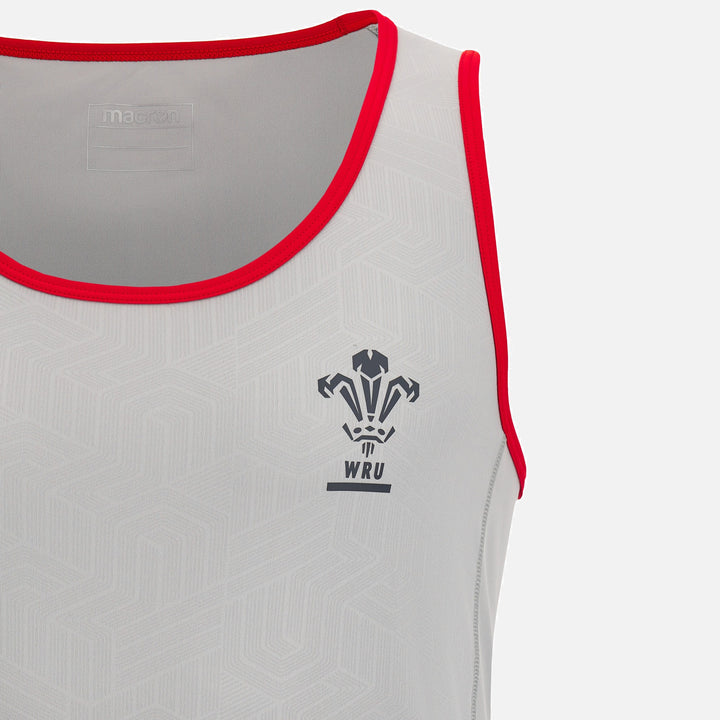 Macron Wales Official WRU 22/23 Kids Training Poly Dry Singlet