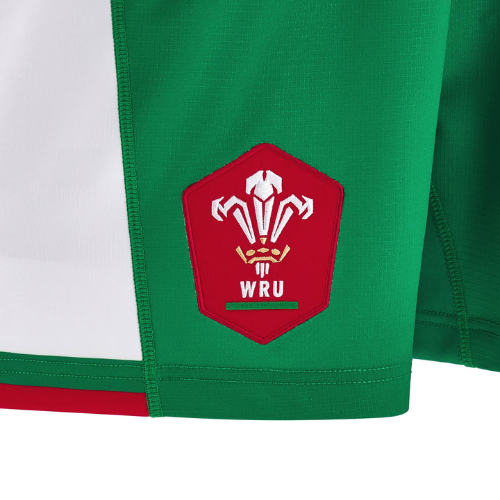 Macron Wales WRU 24/25 Kids Six Nations Away Rugby Shorts