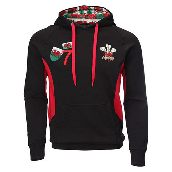 Wales Cymru Kids 'Tomos' Applique Welsh Hoodie