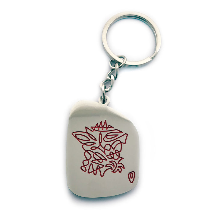 Macron Wales WRU RWC 2023 Logo Keyring