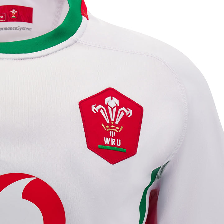 Macron Wales WRU 24/25 Kids Six Nations Away Rugby Shirt