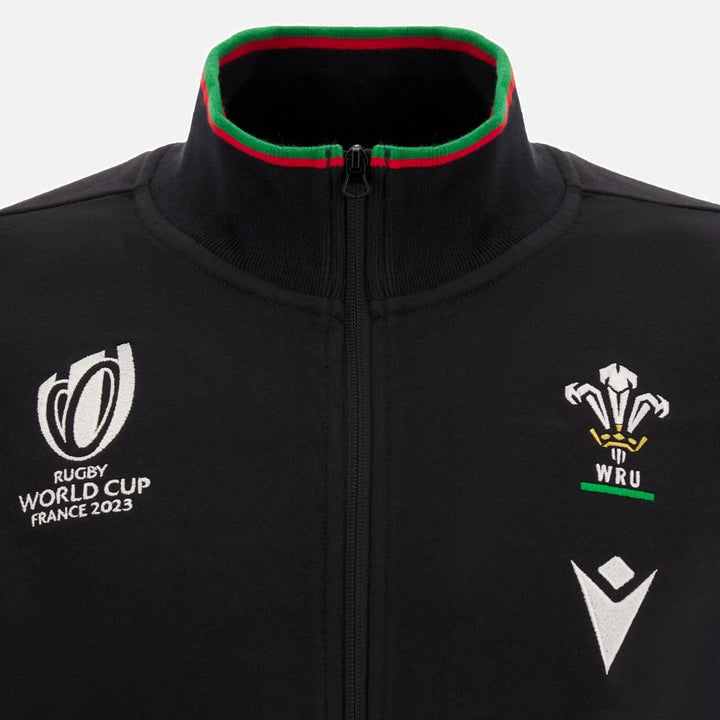 Macron WRU RWC 2023 Mens Fan Line Full Zip Sweatshirt