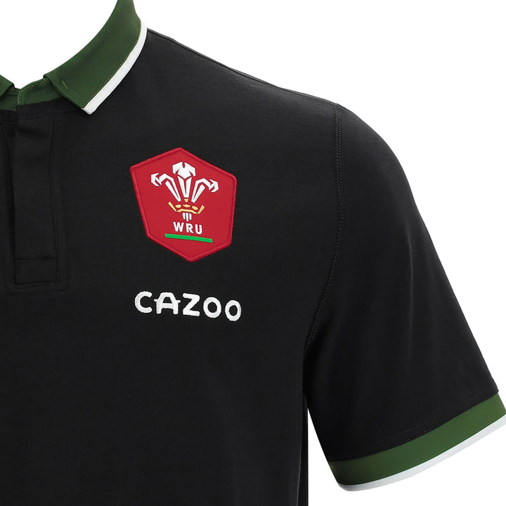 Macron Wales WRU 22/23 Alternate Cotton Replica Rugby Shirt