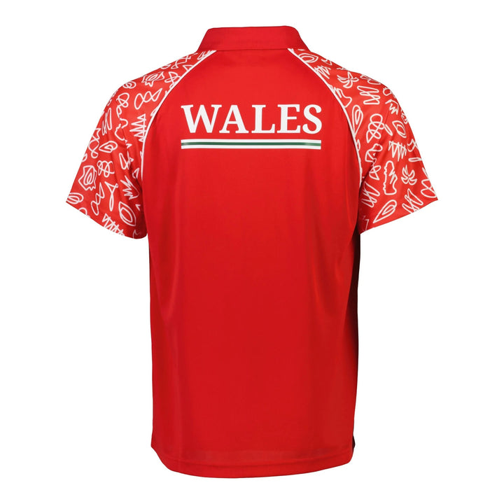 Macron Wales WRU RWC 2023 Mens Wales Polo