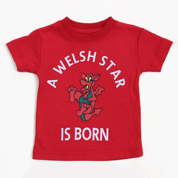 Baby A Welsh Wales Star is Born T-Shirt
