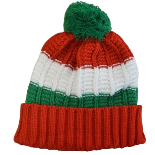 Welsh Wales Knitted Bobble Hat