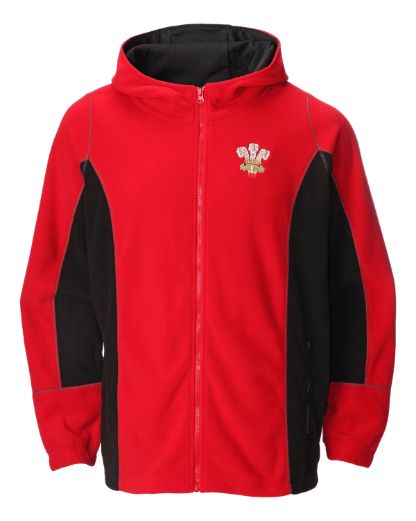 Wales Cymru Mens 'Harri' Hooded Fleece Jacket