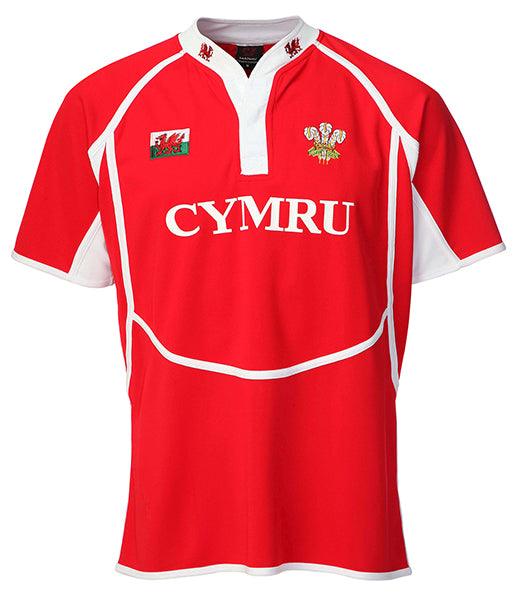 Wales Cymru Mens New Cooldry Rugby Shirt