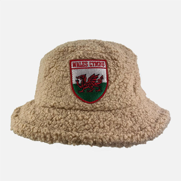 Wales Cymru Sherpa Borg Bucket Hat