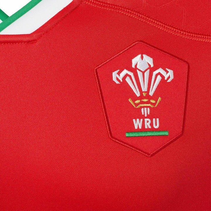 Macron WRU Wales Home Rugby Shirt Adults