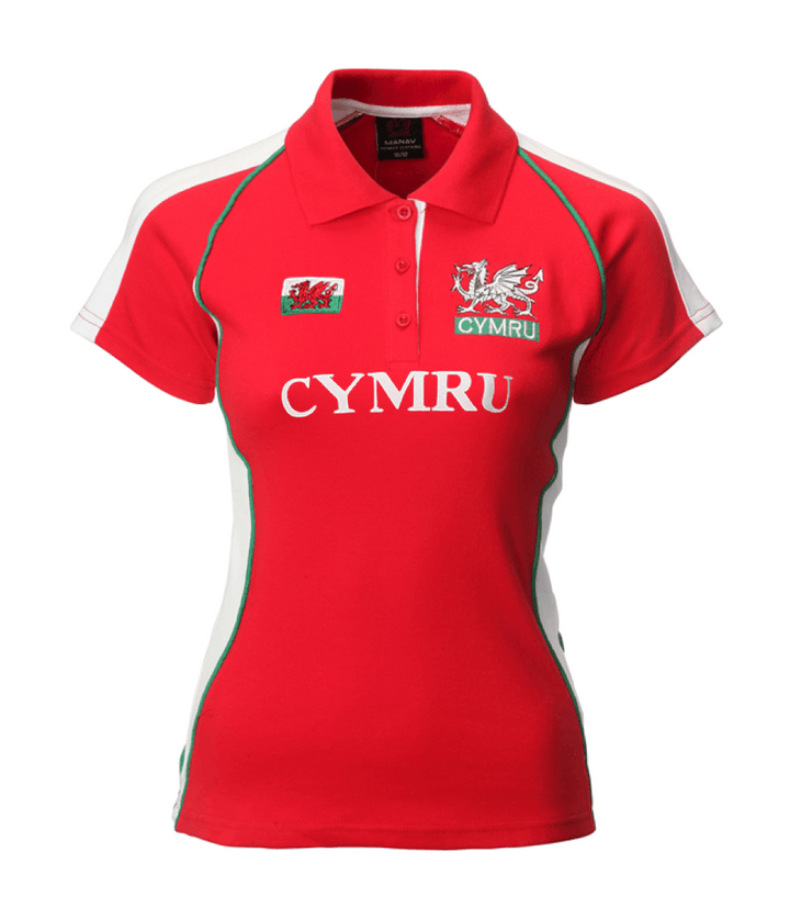 Womens Fashion Cymru Rugby Shirt (Printed)