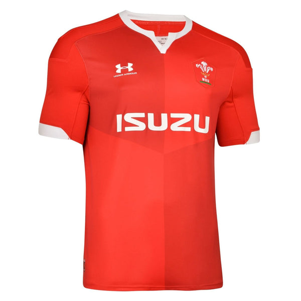 Under Armour WRU Wales Home Rugby Shirt Adults 