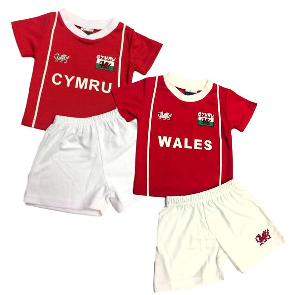 Baby Welsh Wales Football Kit