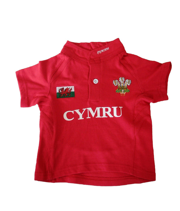 Wales Cymru Kids Rugby Kit Top
