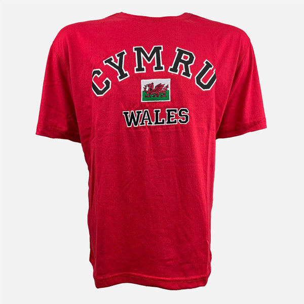 Wales Cymru Mens Applique Cymru T-Shirt