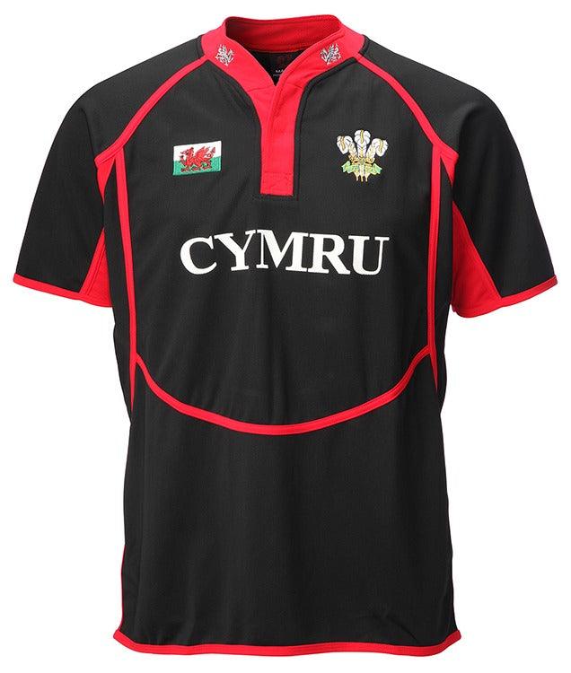 New Cooldry Welsh Wales RED Rugby Shirt